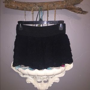 Black Lace Shorts